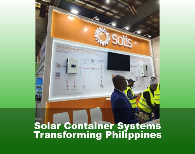 Solar Container Systems Transforming Philippines